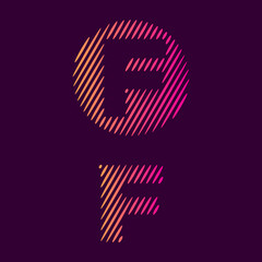 f logo lines