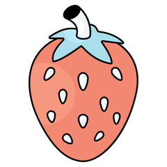 Modern design icon of strawberry 