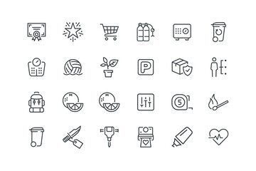 Automation,Bar down,Bitcoin protected,Business advice,Cash,Chart data,Compass,Copywriting,Delivery,Environmental monitoring,Flashlight,Globe,Green bulb,Helicopter,Ice cream,icons set