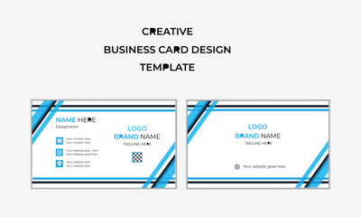 readymade creative business card layout.