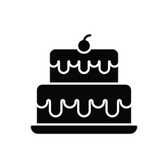 Cake vector icon