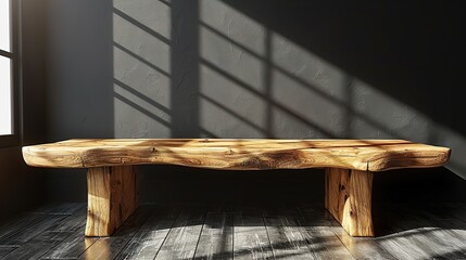 Obraz premium wooden chair and table