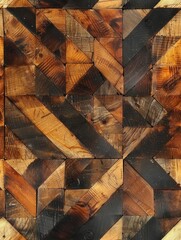 Seamless Geometric Marquetry in Natural Colors