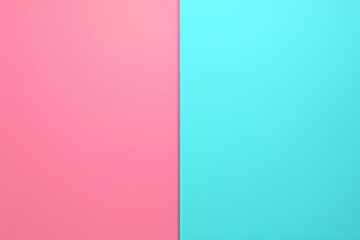 Obraz premium Vibrant pink and blue duotone paper sheets with bold geometric design for trendy backdrops. Versatile and eye-catching for creative projects