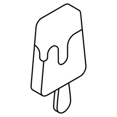 Premium design icon of ice cream 