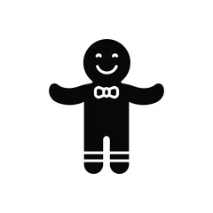 Gingerbread Man vector icon