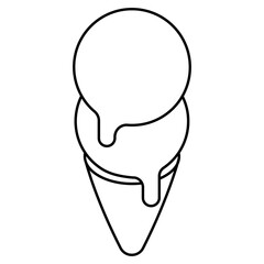 Premium design icon of ice cream 