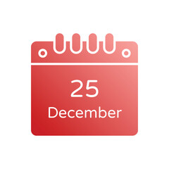 Christmas Day vector icon