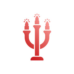 Candelabra vector icon