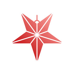 Christmas Star vector icon