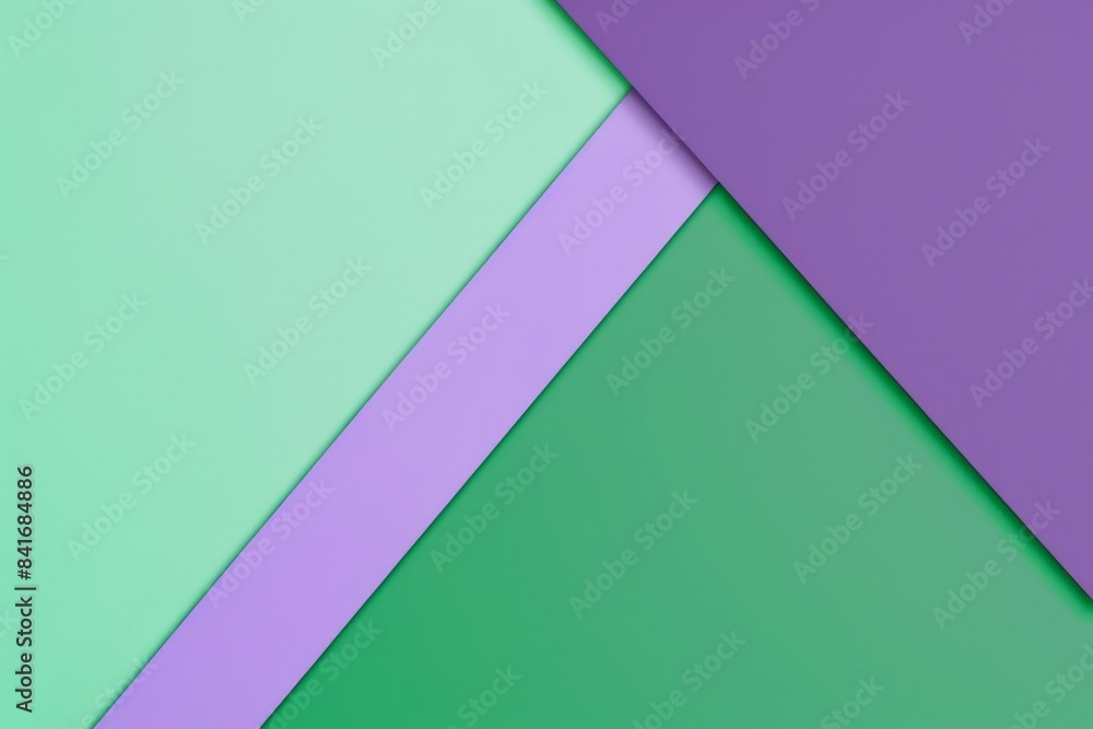 Poster vibrant background with space for text or design ideas, featuring colored paper sheets in green and 
