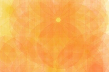 Abstract Warm-Toned Geometric Flower Pattern with Overlapping Translucent Petals and Central Radiant Glow for Creative Design Background