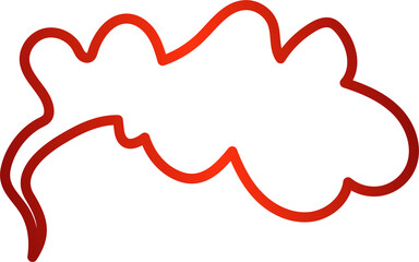 Collection speech bubbles red line, chat, dialogue