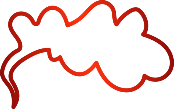 Collection speech bubbles red line, chat, dialogue