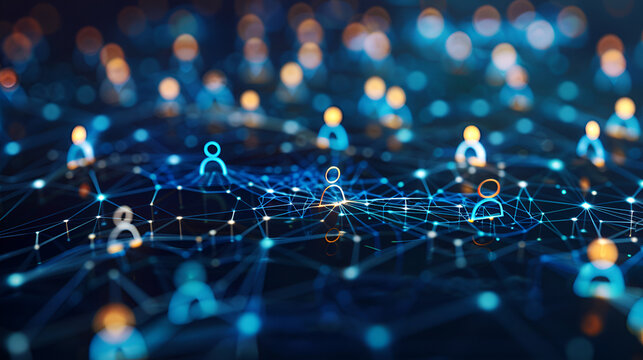 Connecting people on the internet nodes transform