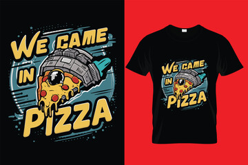 pizza gamer character. with t shirt mock up