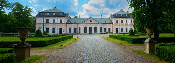 2023-05-30; Historic Sieniawa Palace, built at the beginning of the 18th century, Sieniawa. poland