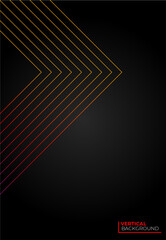 vertical abstract backgrounds with halftone pattern in neon colors. Collection of gradient textures with geometric ornament. flyer, banner, cover, card, web, brochure, poster in A4 size