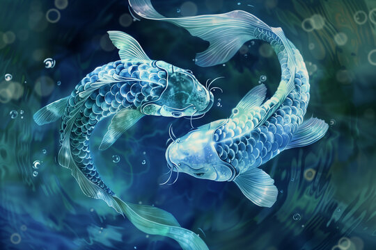 wallpaper of astrological spiritual zodiac sign pisces