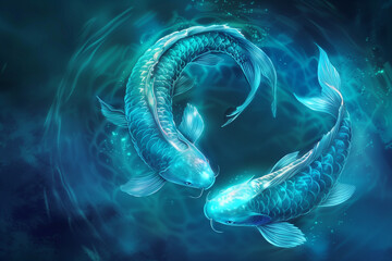 wallpaper of astrological spiritual zodiac sign pisces