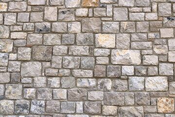 Gray natural stone wall background