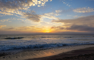 coast and beach in Swakopmund town, Namibia, Africa. 6.05.2024