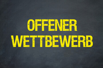 Offener Wettbewerb	