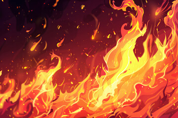 red smoke, red fire, hot, dark black background, vector, 3d rendering