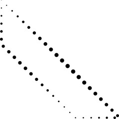 Geometric shapes dots line. Element for design