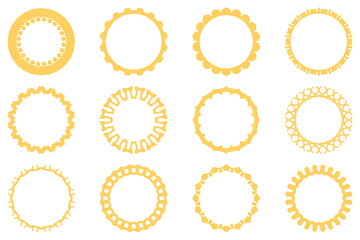 Decorative ornament frame set design