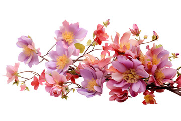 Obraz premium Flowers isolated on transparent background png cut out. Images for graphic designers. Image for flyers. Florist profession.