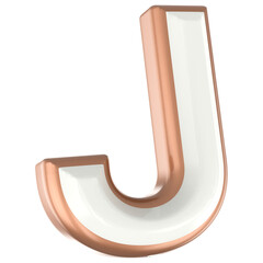 J Font 3D Render