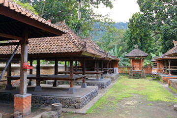 Tenganan Village, inhabited by the original people of Bali near Candidasa, Bali, Indonesia
