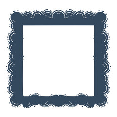 Frames in the old style.  Retro Hand-drawn illustration.