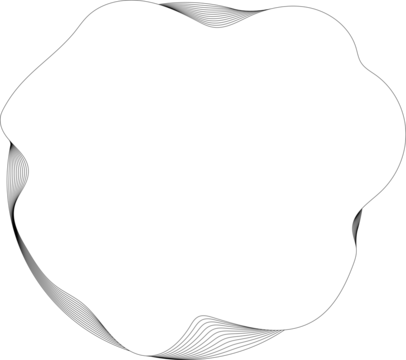 Circle fluid white overlapping for banner, web, badges, tag