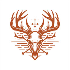 deer vector head