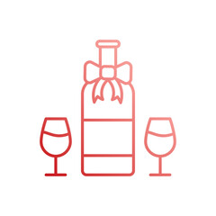 Wine vector icon