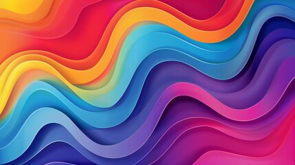 Colorful Wave Pattern Backdrop 