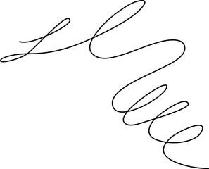 Spiral and swirl line icon. Element for design