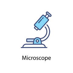 Microscope vector icon