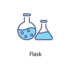 Flask vector icon