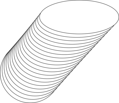 Oval white frame overlapping for badges, logo, label, banner