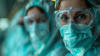 scientists work in modern bio and pharmacology laboratory