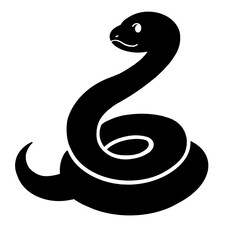 巳年　かわいい蛇のイラスト