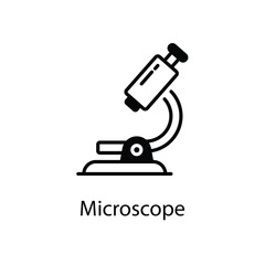 Microscope vector icon