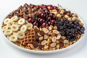 Fototapeta premium Nonpareil Chocolate Discs add Touch of Opulence to Trail Mix