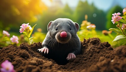 mole in its natural habitat