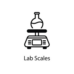 Lab Scales vector icon