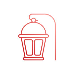Street Light vector icon