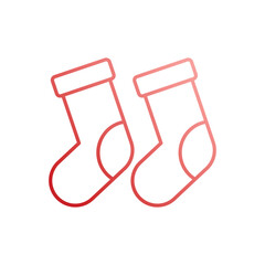 Sock vector icon